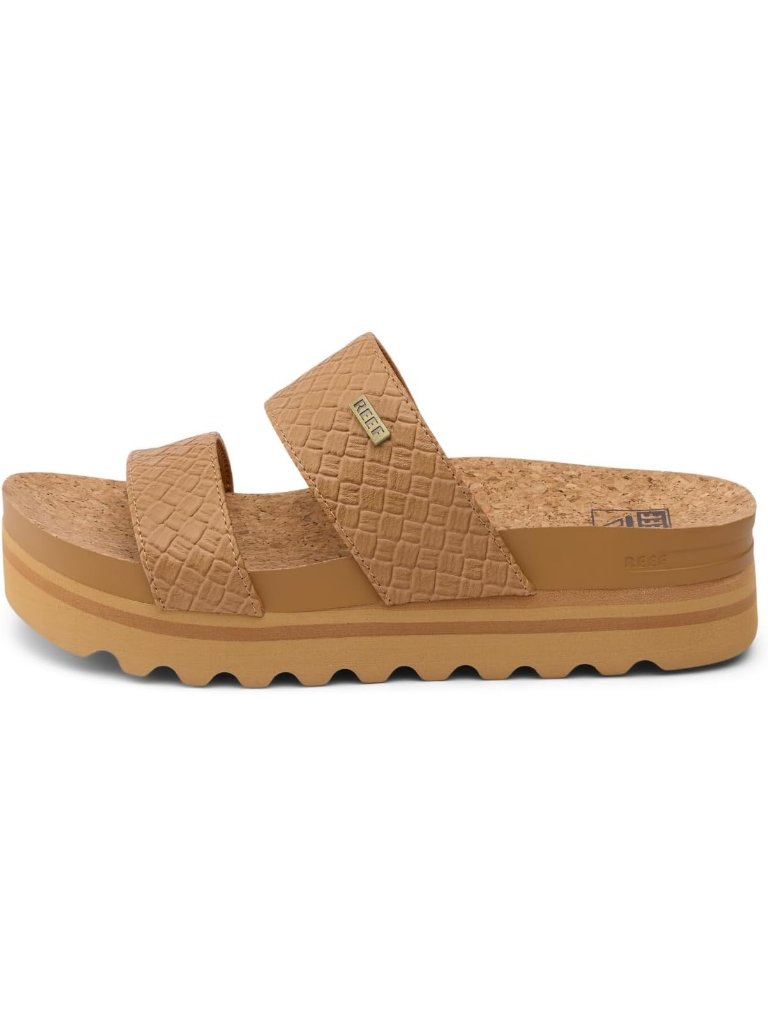 Women's Tan Wicker Arch Support Ultra Soft Cushion Footbed Platform Sandal Shoes
